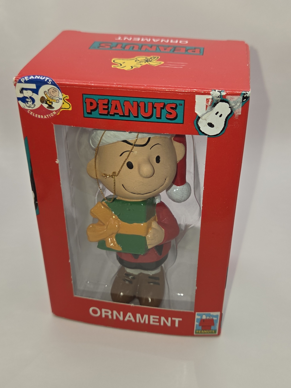 Peanuts Charlie Brown Holiday Ornament - Red/Green/Yellow